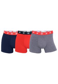 Unselected, grey m/ red / navy