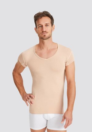 FINN Design ANTI SCHWEISS KÜRZERE ÄRMEL - SCHUTZ AM GESAMTEN - Unterhemd/-shirt - nude