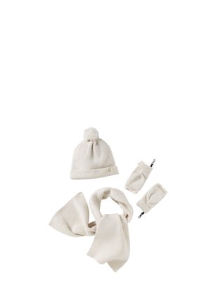 Vertbaudet, VERTBAUDET MÄDCHEN SET: MÜTZE, SCHAL & HANDSCHUHE - Scarf - beige meliert