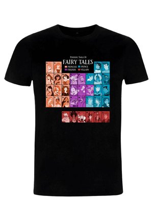 DISNEY PRINCESSES - PRINCESS TABLE - Print T-shirt - black