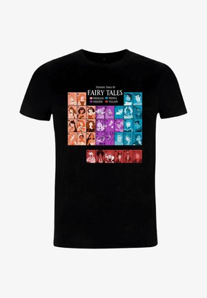 Marvel DISNEY PRINCESSES - PRINCESS TABLE - Camiseta estampada - black