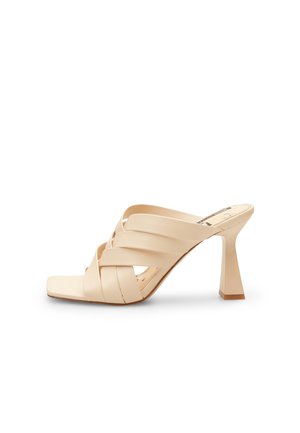 Pantolette hoch - beige