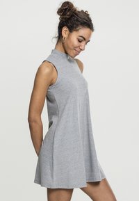 Urban Classics TURTLENECK DRESS - Denné šaty - grey