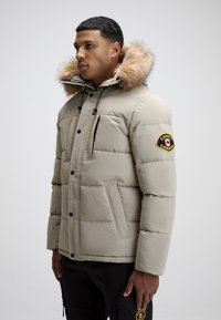 Alessandro Zavetti ZAVETTI CANADA OSHAWA 2.0 PUFFER PARKA JACKET - Vinterjakker - stone