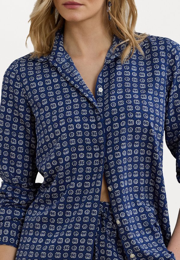 Classic Fit Geo Print Crepe Shirt - Button-down blouse2