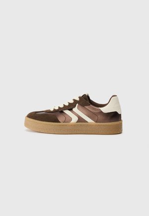 Sneaker low - brown/metallic-coloured