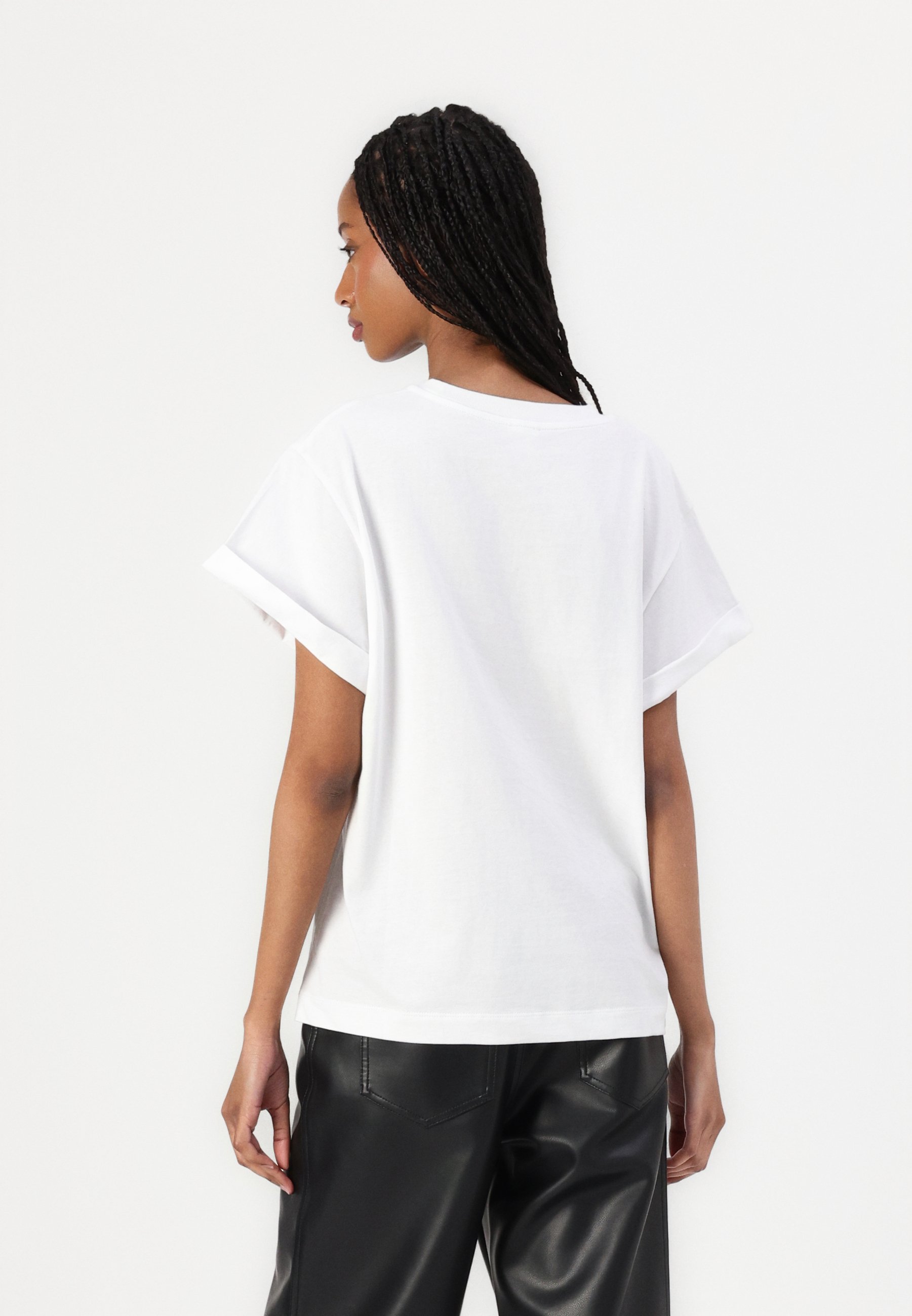 売れ筋商品|||ピンコ Tシャツ レディース トップス MYLAR LOVER - Print T-shirt - bianco/oro free Pinko MYLAR LOVER - T-shirts print - bianco/oro free/lys