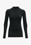 COLDGEAR - Tops ar garām piedurknēm - black