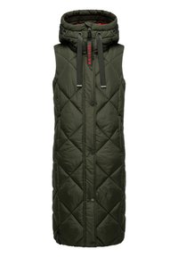 Navahoo - SCHNUCKEL - Bodywarmer - dark olive Miniatuurafbeelding 1