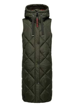 SCHNUCKEL - Bodywarmer - dark olive