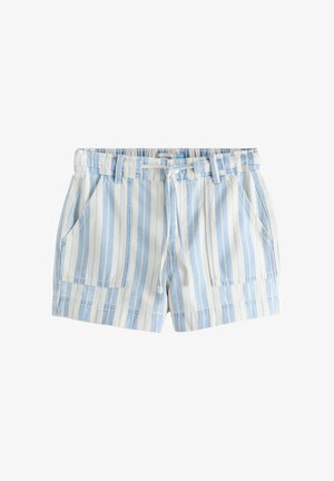 Next, Denim shorts - blue and white striped