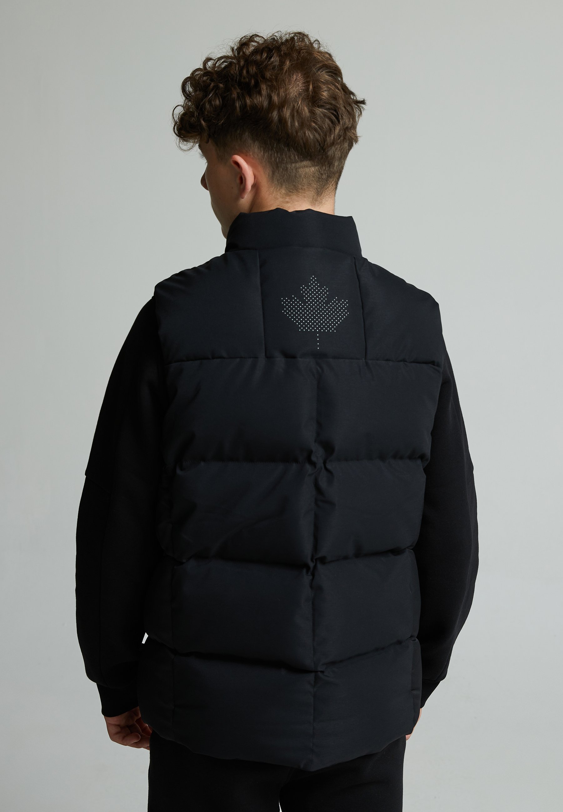 Zavetti Canada ZOVETIO PUFFER GILET - Waistcoat - jet black/black
