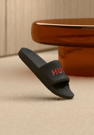 HUGO, TIMEIN - Pantolette flach - black