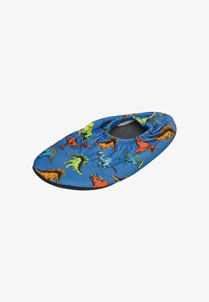 Slipstop, SLIPSTOP KINDER HAUSSCHUHE BADESCHUHE AUSTIN DINOS BLAU UNISEX - Slippers - austin