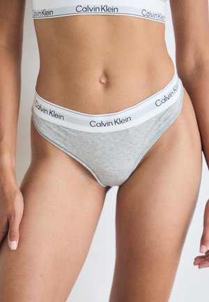 HIGH LEG TANGA ICON - Briefs - grey heather