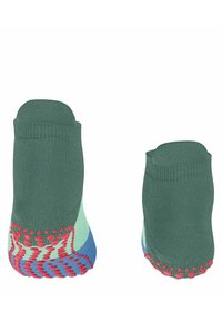 FALKE Colour Block - Chaussettes - dark jade