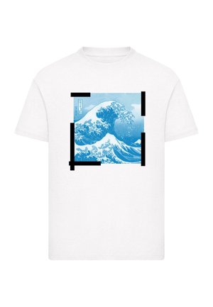 APOH - HOKUSAI TAPE  - T-Shirt print - white