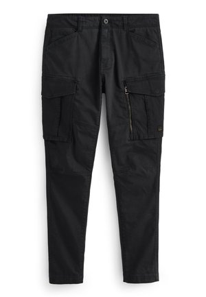 Next SLIM FIT ZIP POCKET - Cargohose - black