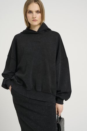 MAIELLA HOODIE - Sweater - black washed