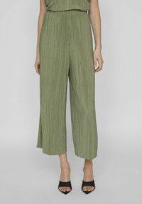 VILA - VIPLISA CULOTTE  NOOS - Bukse - oil green Miniatyrbilde 1
