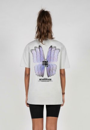 TEE TRANSFORMATION - Print T-shirt - lightasphalt