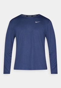 Unselected, midnight navy/reflective silver-coloured