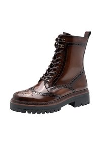 Tamaris Stivaletti con plateau - brown
