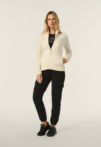 Freddy COLLO ALTO E CON MANICHE AMPIE - Sudadera con cremallera - white sand