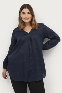 Ellos Plus collection LISA - Bluse - marine