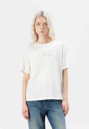 Replay Camiseta básica - off white