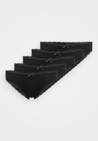 ESSENTIAL BRAZILIAN 5 PACK - Nohavičky/Slipy - black