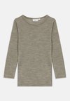 NMNWAX WOOL RIB TOP - Camisola de manga comprida - dried sage