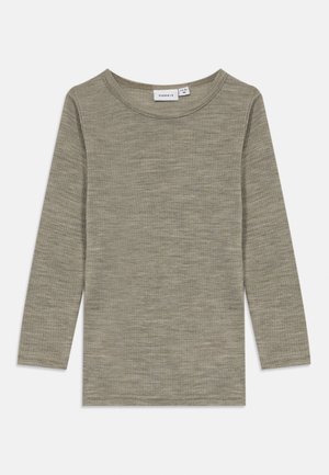 NMNWAX UNISEX - T-shirt à manches longues - dried sage