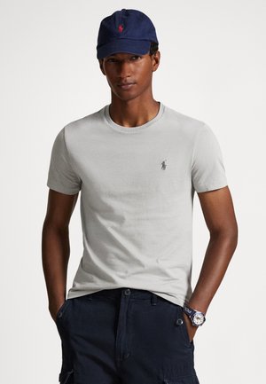 CUSTOM SLIM FIT JERSEY CREWNECK T-SHIRT - Βασικό μπλουζάκι - soft grey/c9676