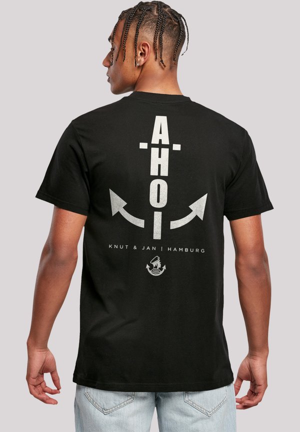 AHOI KNUT JAN HAMBURG - T-Shirt print - schwarz