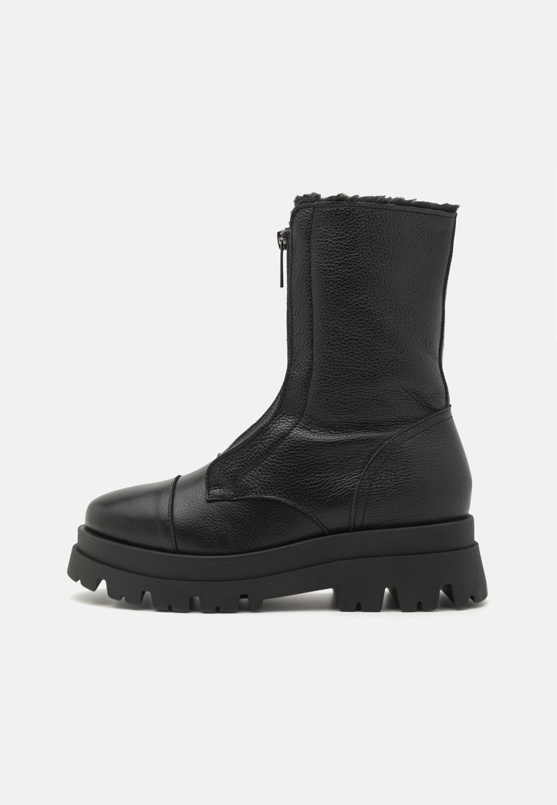 Zign LEATHER - Ziemas zābaki - black