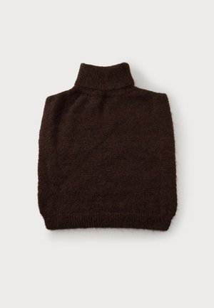Pieces, PCALBAN NECKWARMER VEST - Шал снуд - ganache