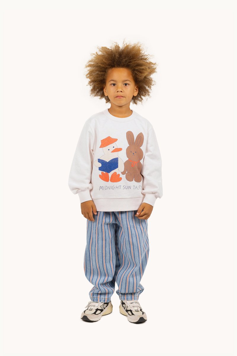 TINYCOTTONS - READERS GRAPHIC UNISEX - Sweatshirt - cream heather, Enlarge