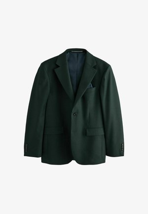 Next, TAILORED FIT FLANNEL SUIT JACKET - Blejzrové sako - green