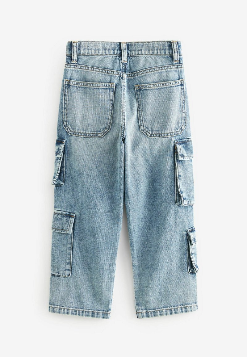 Next MULTIPOCKET Jeans a sigaretta bleach wash/blu