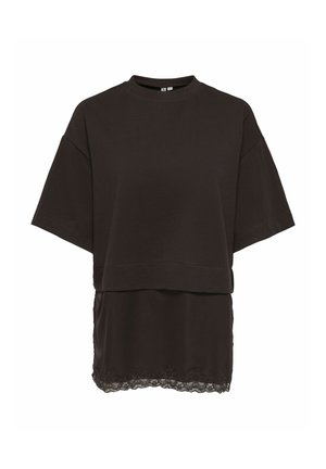 ONLY, TOP ONLMEXA TOP - T-shirt imprimé - black coffee