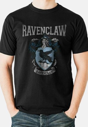 HARRY POTTER - RAVENCLAW VARSITY CREW   - T-shirts med print - black
