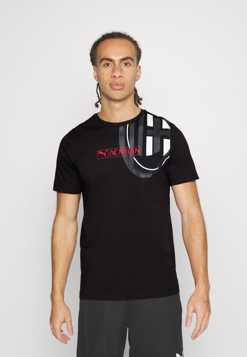 Puma AC MILAN FTBLLEGACY Football shirt black/tango red/black
