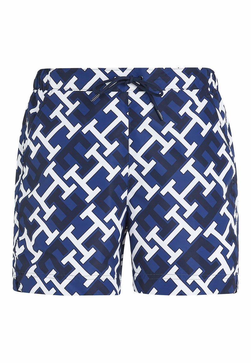 Tommy Hilfiger TH MONOGRAM MID LENGTH - Badeshorts - muw amd 