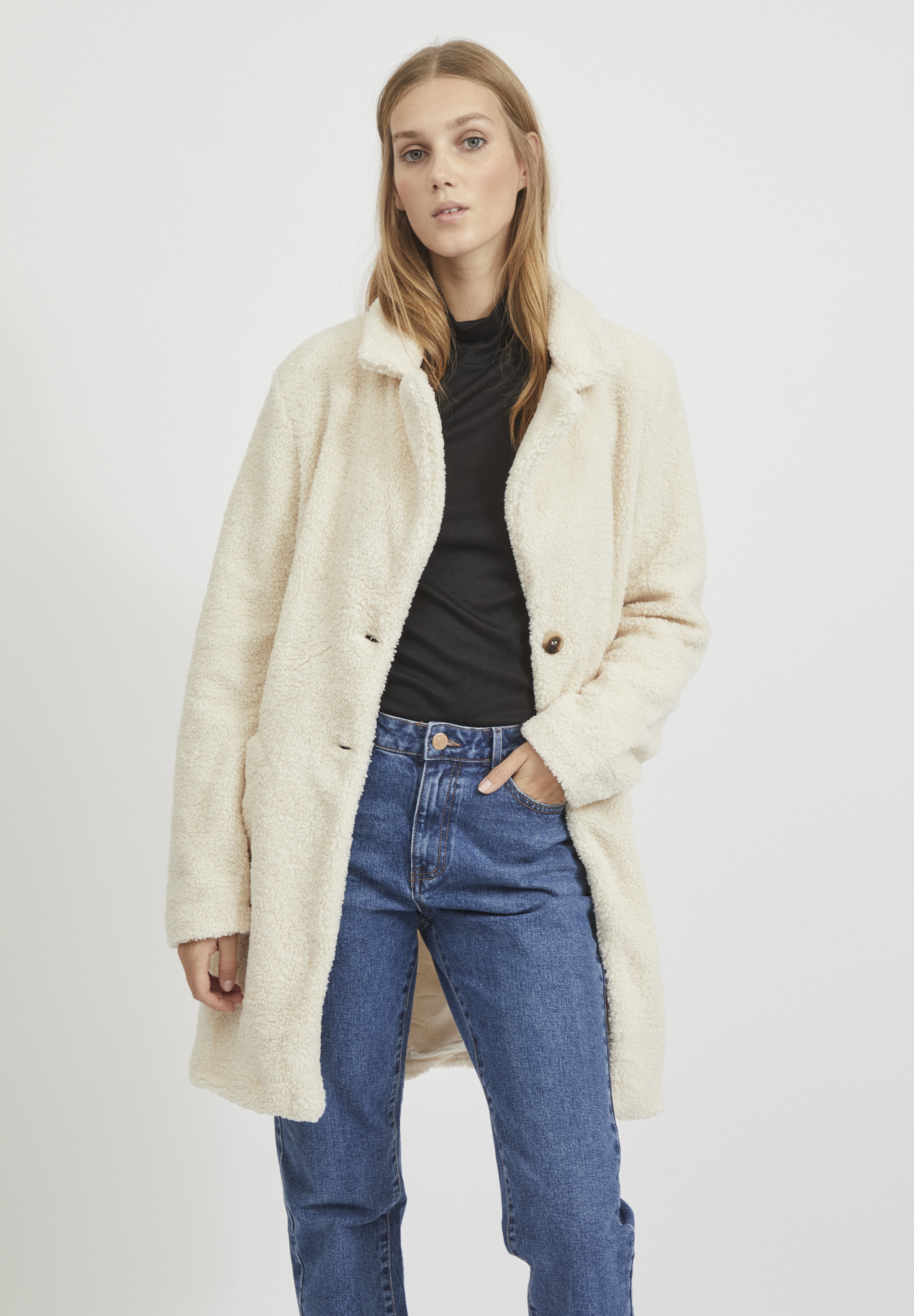 Vila viliosi teddy coat Clearance