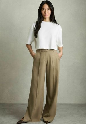 ALEX STRETCH CROPPED  - Basic T-shirt - white