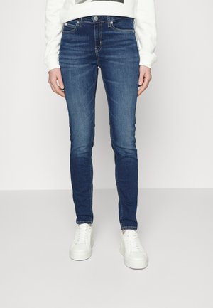 MID RISE - Skinny džíny - denim dark