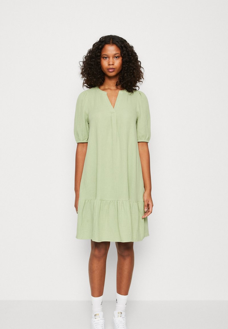 Vero Moda VMNATALI Long - Φόρεμα ημέρας - reseda