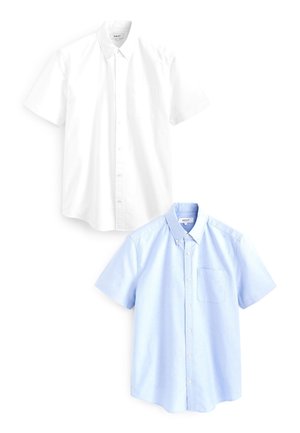 SHORT SLEEVE OXFORD SHIRTS - Skjorter - white blue pack