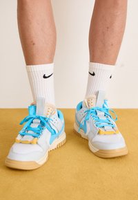 AIR DUNK JUMBO - Sneakers - white/baltic blue/photon dust/pale ivory/sesame